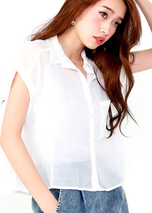 ペールシフォントップス&タンクトップセット「salus」1,490円（税込）