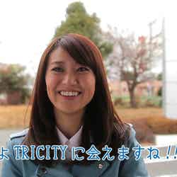 インタビューにも応じた大島優子／ヤマハWEBムービー「トリシティ、納車！」篇