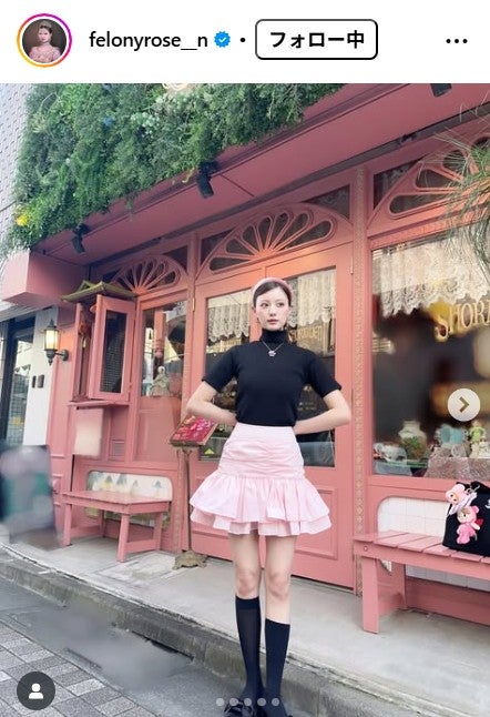 鶴嶋乃愛Instagramより