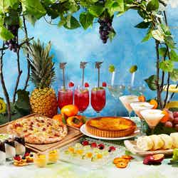 JWマリオット・ホテル奈良×堀内果実園コラボレーション フルーツフルアフタヌーンブッフェ (提供画像)