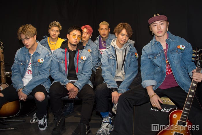 (前列左から)白濱亜嵐、数原龍友、片寄涼太、佐野玲於(後列左から)小森隼、中務裕太、関口メンディー (C)モデルプレス