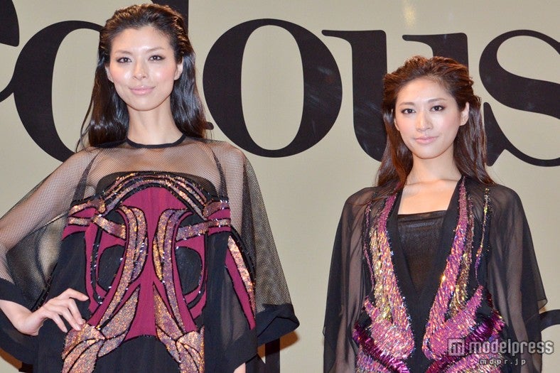 【左から】「Precious」モデルの生方ななえ、杏奈