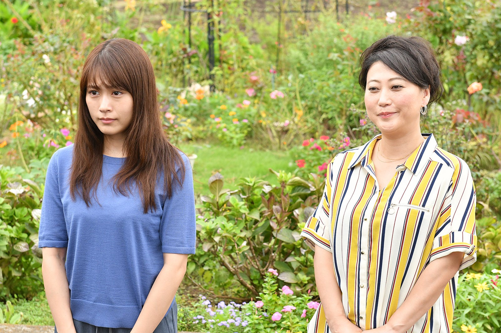 有村架純、友近／「中学聖日記」第5話より（C）TBS