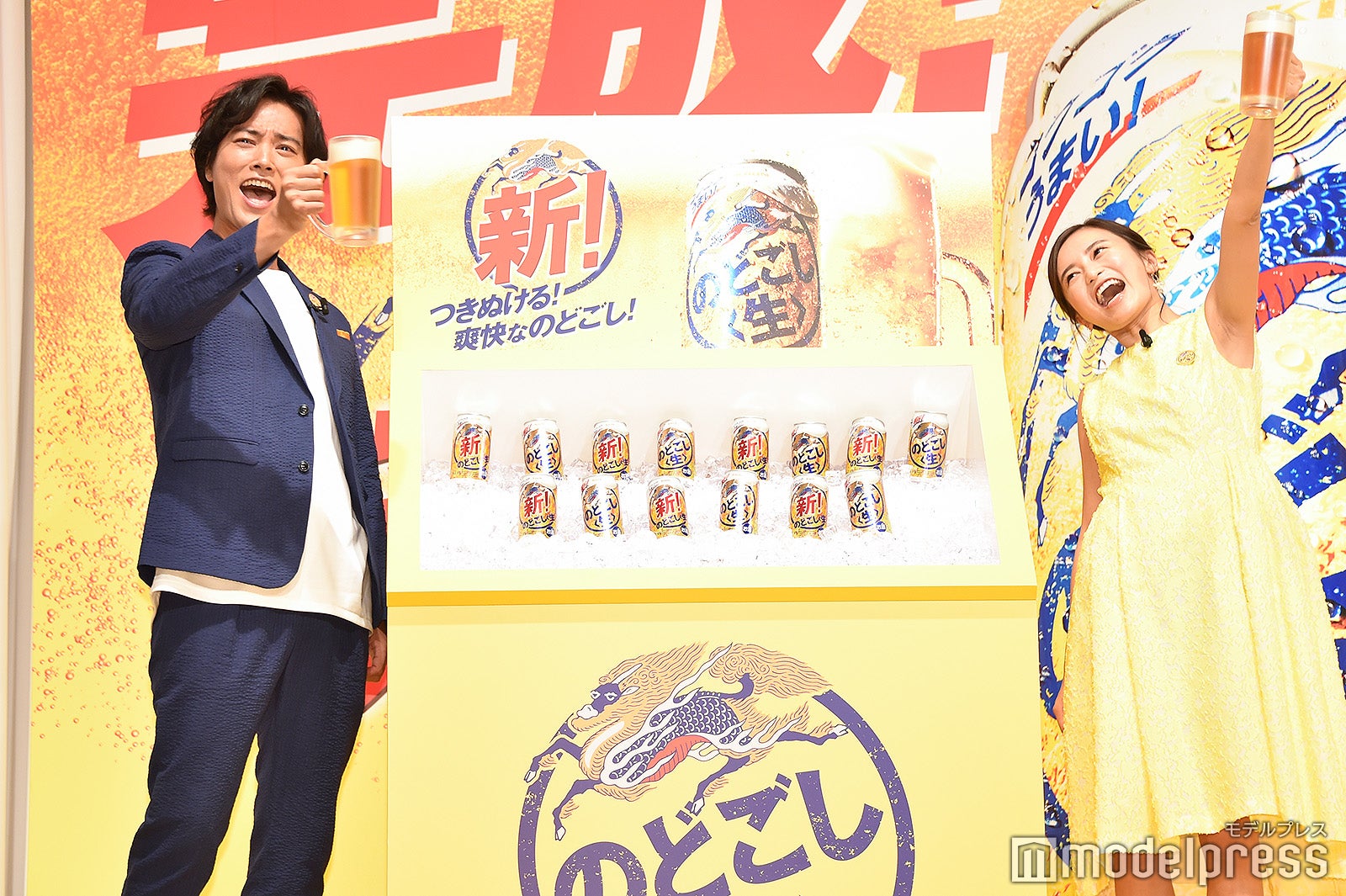 桐谷健太、小島瑠璃子 （C）モデルプレス