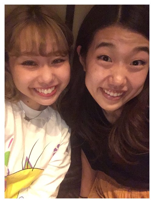 久々に食事にいったというぺこ・横澤夏子/ぺこオフィシャルブログ(Ameba)より