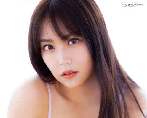 NMB48白間美瑠、水着姿でたわわバスト輝く 最大限にポテンシャル発揮