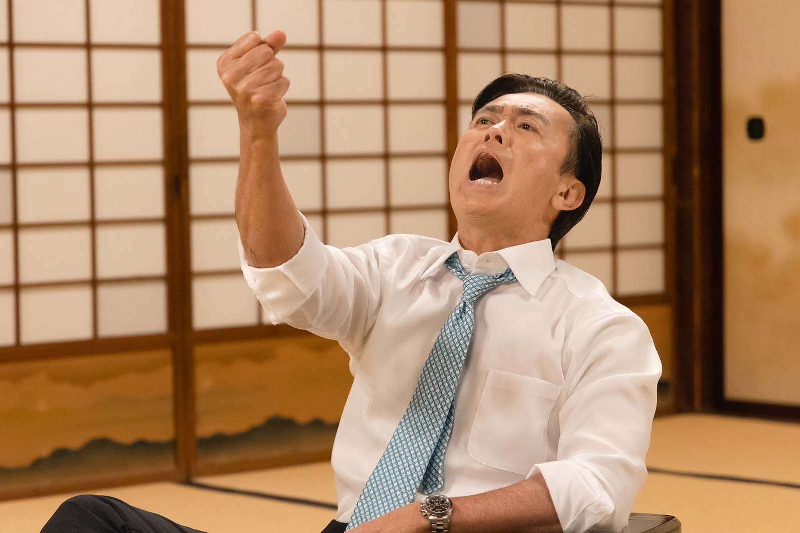 石黒賢「合理的にあり得ない～探偵・上水流涼子の解明～」第6話より（C）カンテレ