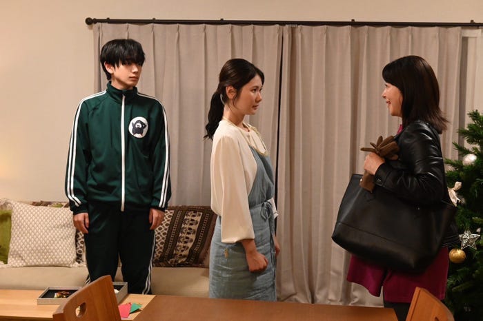 宮世琉弥、小野花梨、堀内敬子「スノードロップの初恋」第10話(C)カンテレ