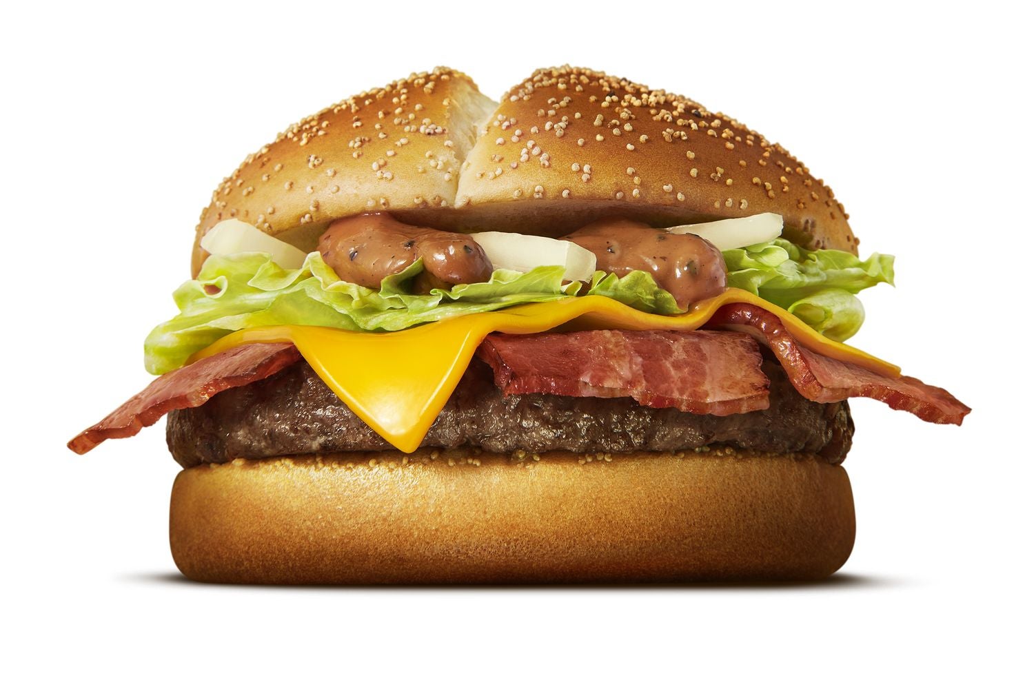 燻製風マヨ トリプルベーコン肉厚ビーフ／画像提供：日本マクドナルド