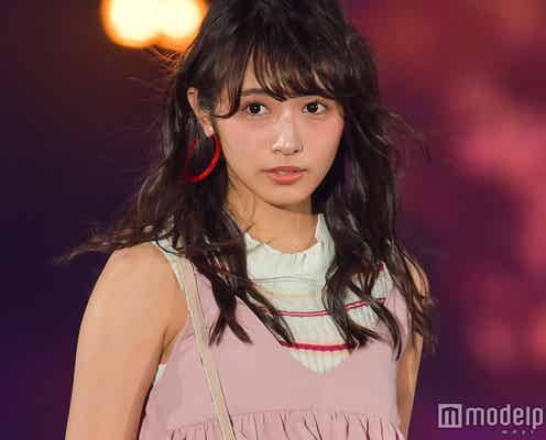 欅坂46渡辺梨加、緊張のランウェイデビュー ピンクコーデで可愛さ全開<GirlsAward 2017 S/S>