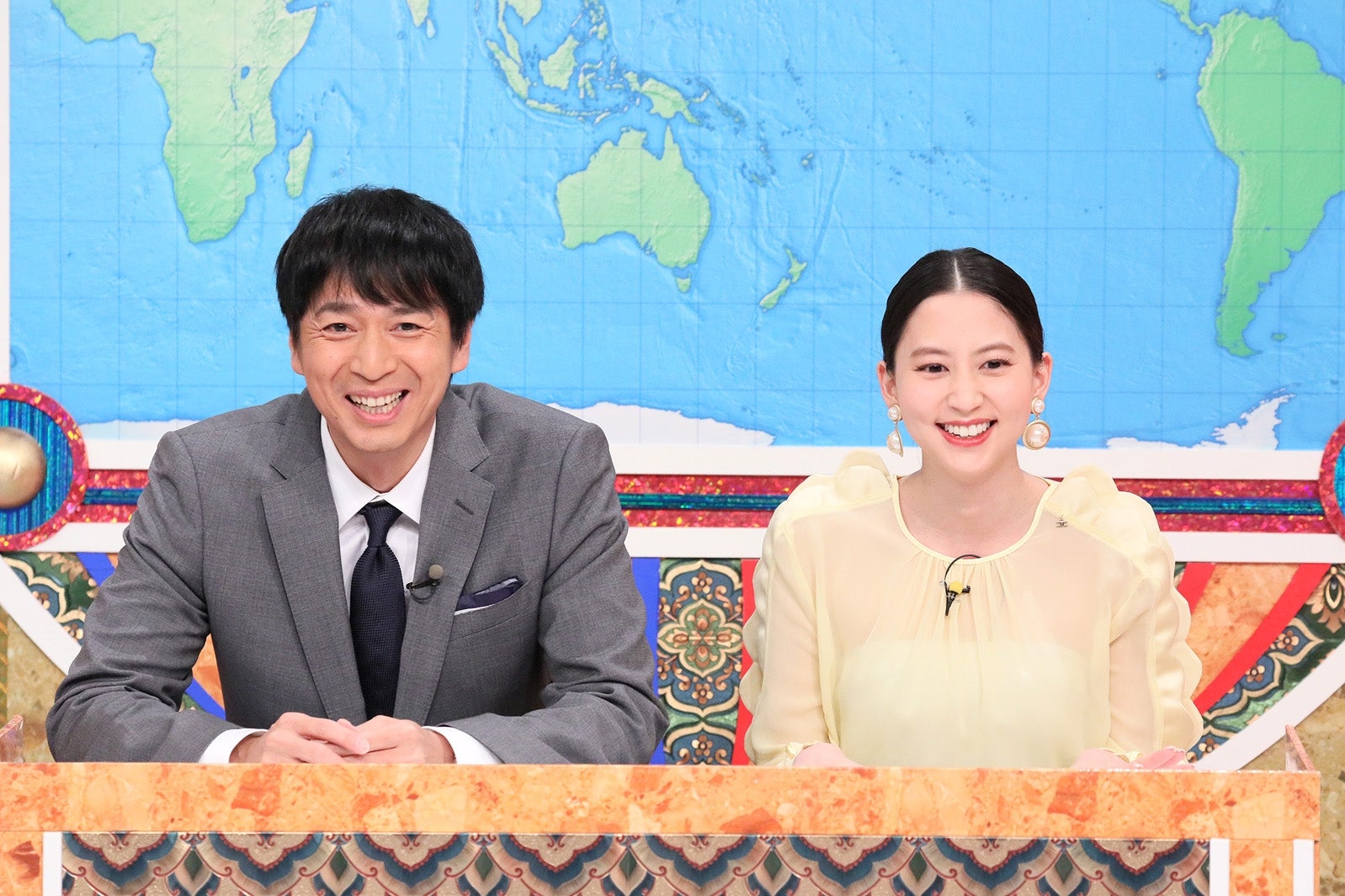 徳井義実、河北麻友子 （C）テレビ朝日