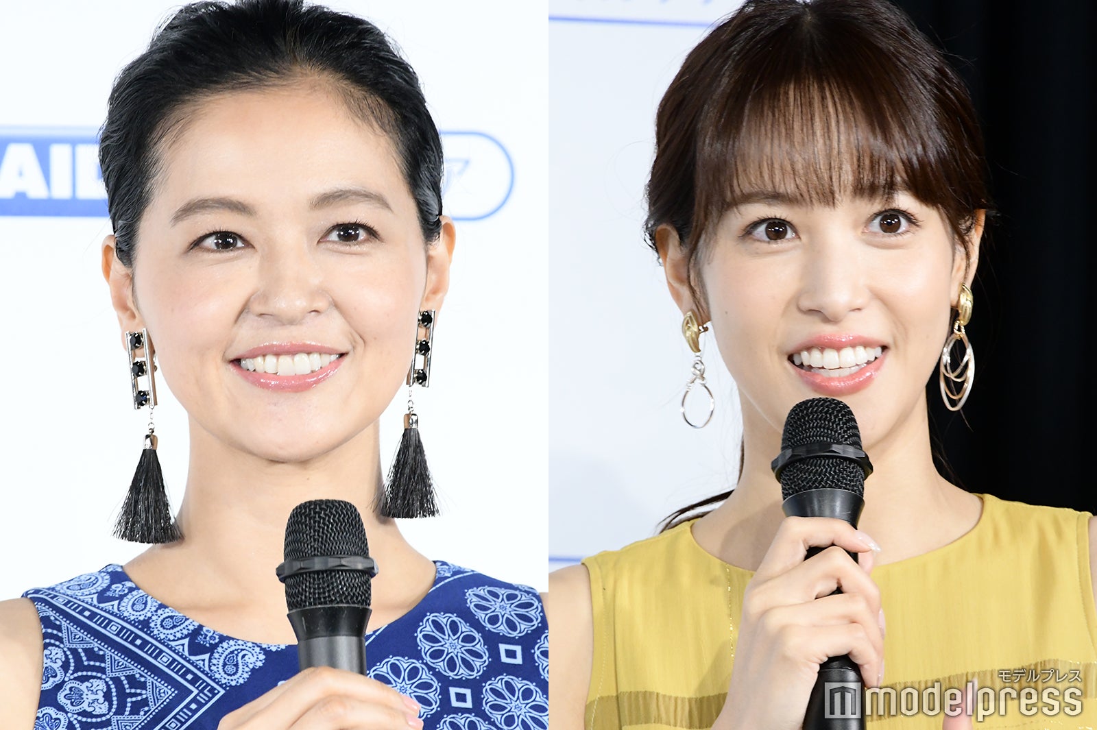 イベントに登壇した黒谷友香、鷲見玲奈 （C）モデルプレス