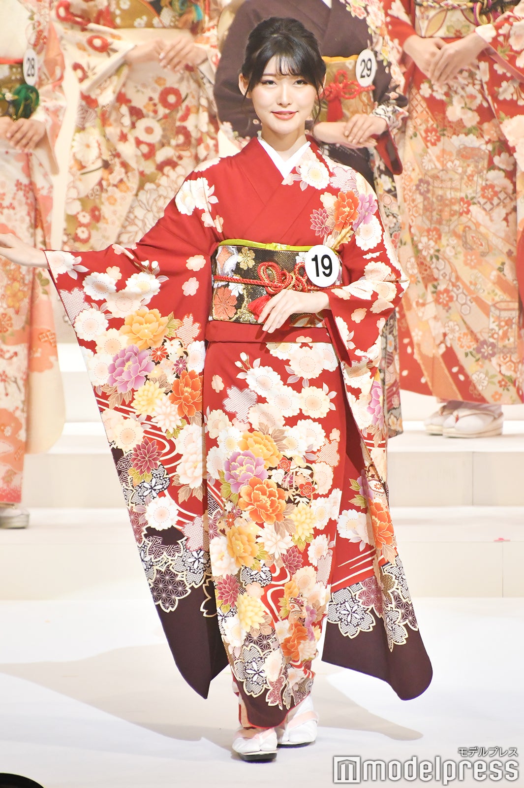 着物審査の様子／「2020ミス・インターナショナル日本代表選出大会」（C）モデルプレス