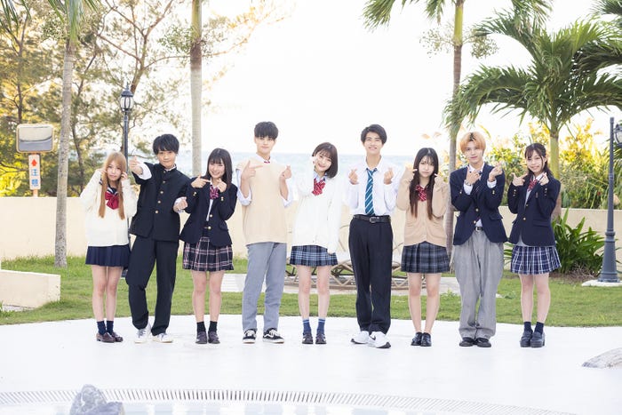 るか、かずゆき、まりあ、れおん、このん、はると、かこ、よしき、るな「今日、好きになりました。-星空編-」(C)AbemaTV, Inc.