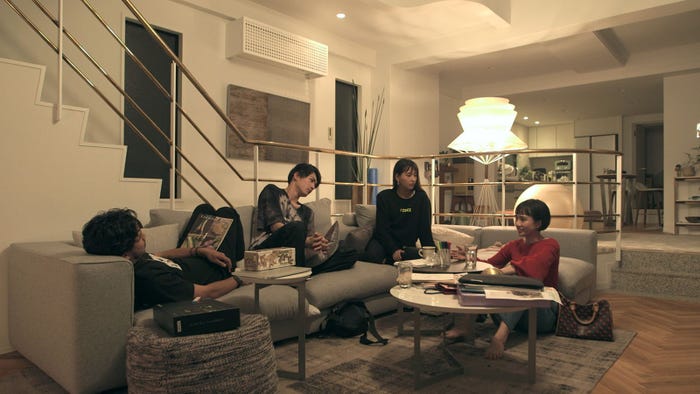 健司、流佳、春花、香織「TERRACE HOUSE TOKYO 2019-2020」11th WEEK(C)フジテレビ/イースト・エンタテインメント