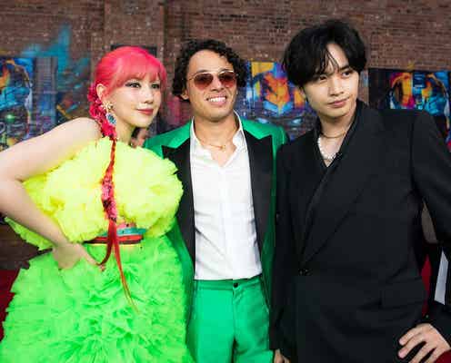 Sexy Zone中島健人・仲里依紗、NYレッドカーペット降臨 アンソニー・ラモスら豪華キャスト陣と初対面で流暢な英語&“対応力”見せる<トランスフォーマー/ビースト覚醒>