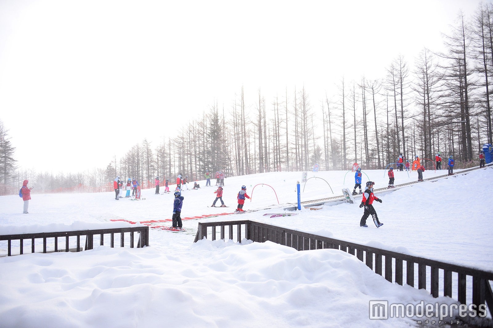 子ども向けのスキーコース（C）モデルプレス