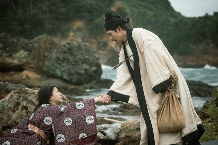 吉高由里子、松下洸平「光る君へ」第46話(C)NHK