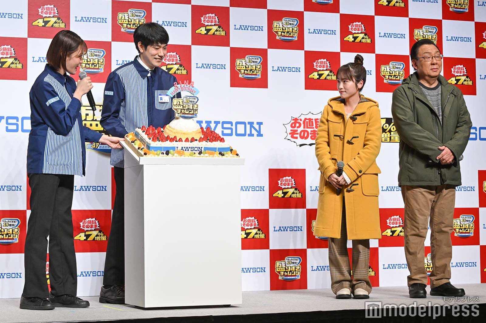 王林、松山ケンイチ、川栄李奈、梅沢富美男（C）モデルプレス