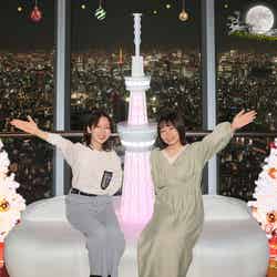 東京スカイツリー天望デッキ フロア350 クリスマス期間限定フォトサービス1,500円(C)TOKYO-SKYTREETOWN