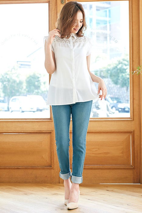 6サイズから選べるリアルデニムストレッチスキニーパンツ「Pierrot」1,490円（税込）／画像提供：Pierrot