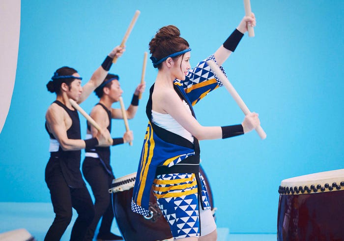 CMのオフショット(提供写真)