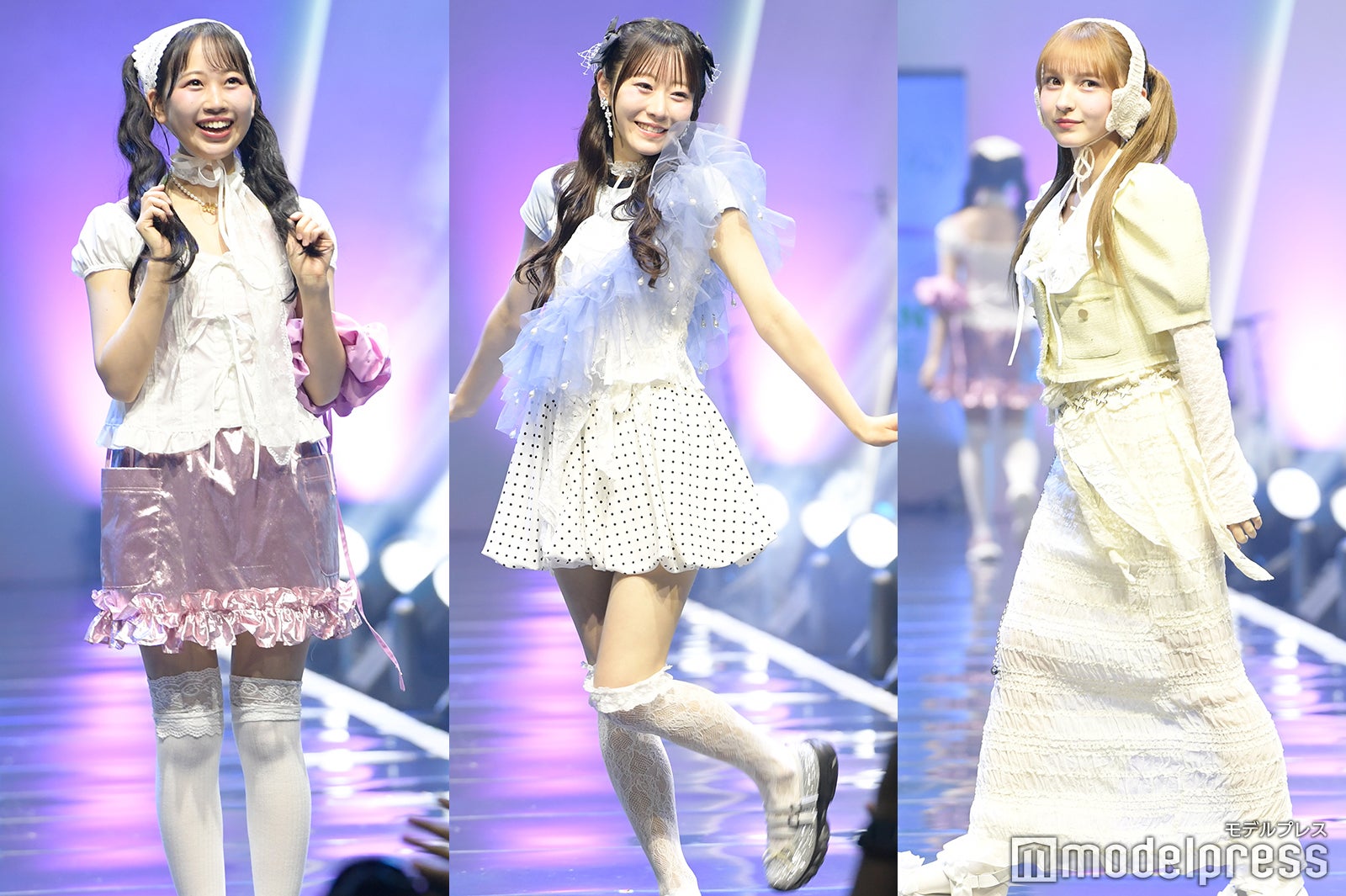 松本かれん、真中まな、早瀬ノエル（C）モデルプレス