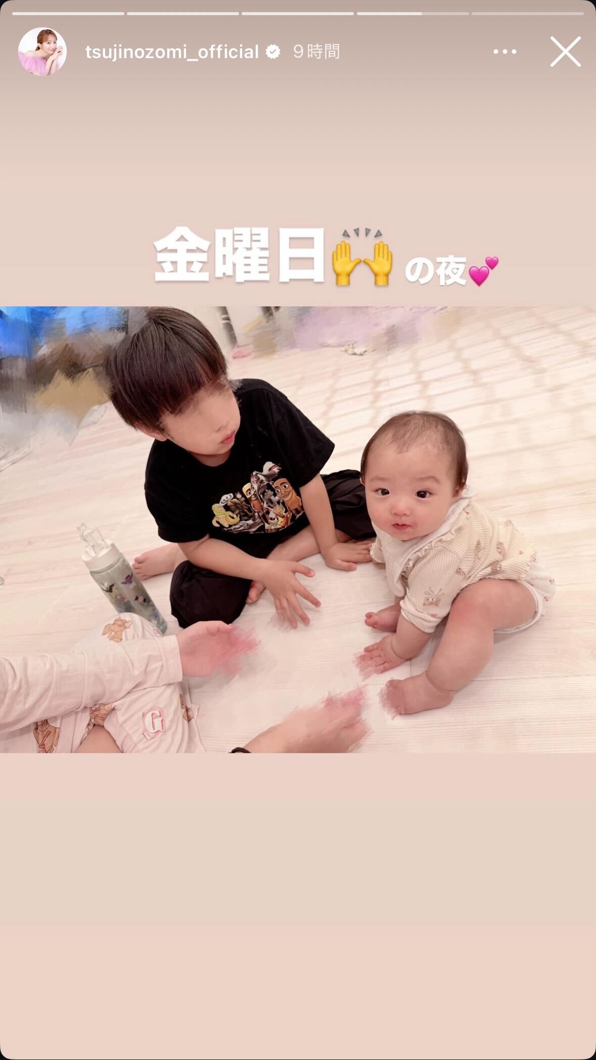 辻希美Instagramストーリーズより