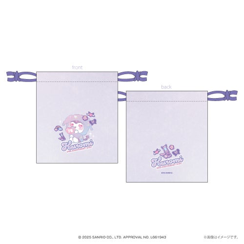 サテン巾着　　税込1,760円C）2025 SANRIO CO., LTD. APPROVAL NO. L661943