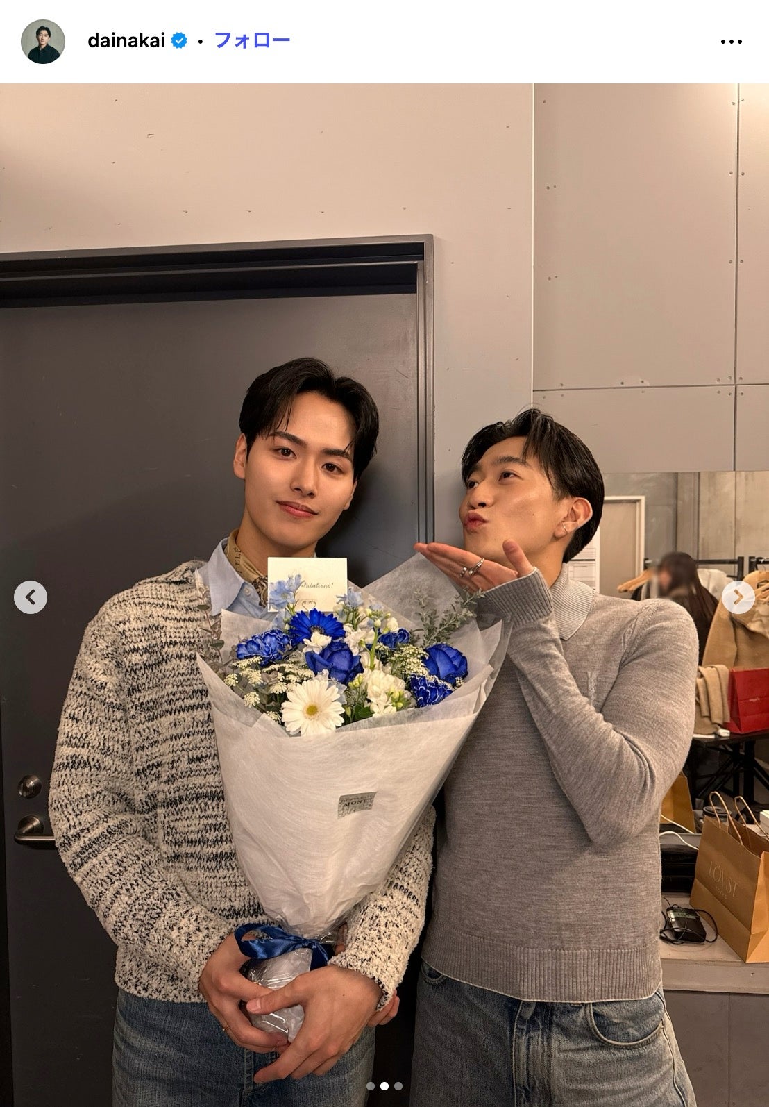 シュン、ダイ／ダイInstagramより