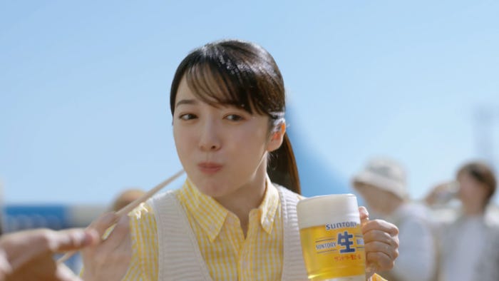 上白石萌音/新TVCM「生奉行」篇より(提供写真)