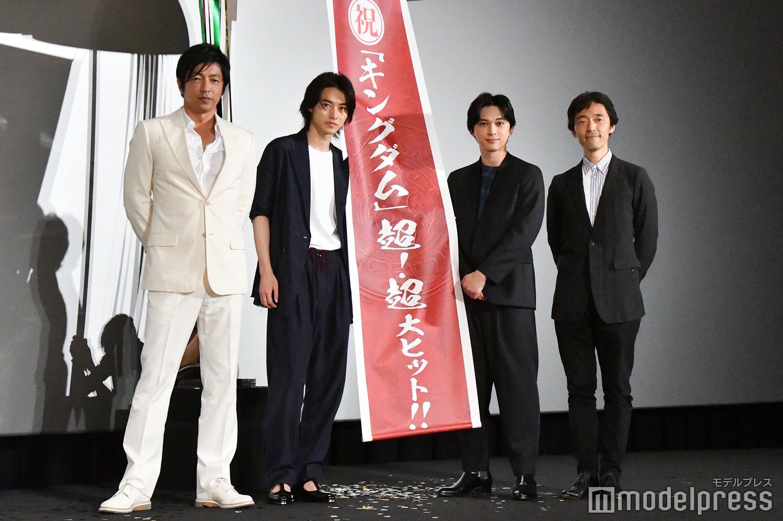 大沢たかお、山崎賢人、吉沢亮、佐藤信介監督 （C）モデルプレス