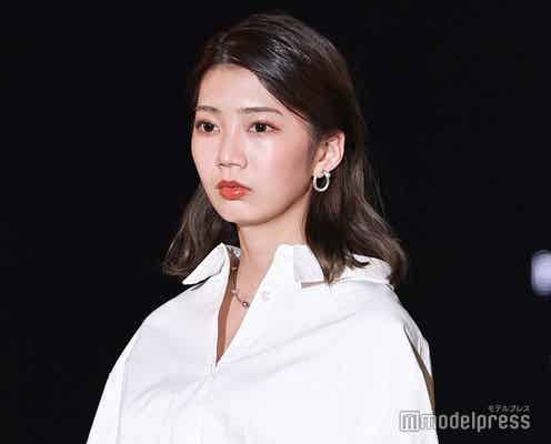 日向坂46高本彩花、シースルーから覗く美脚がSEXY クールな攻めコーデ<TGC2021 S/S>
