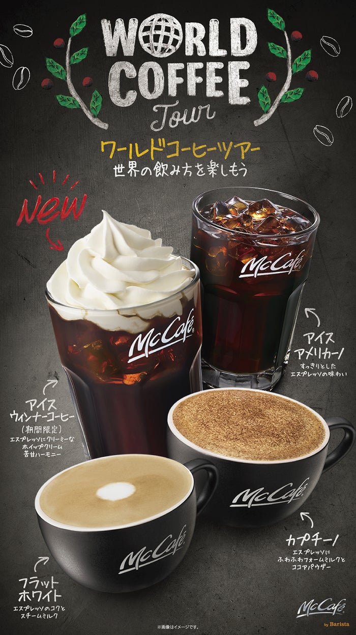ワールドコーヒーツアー／画像提供：日本マクドナルド