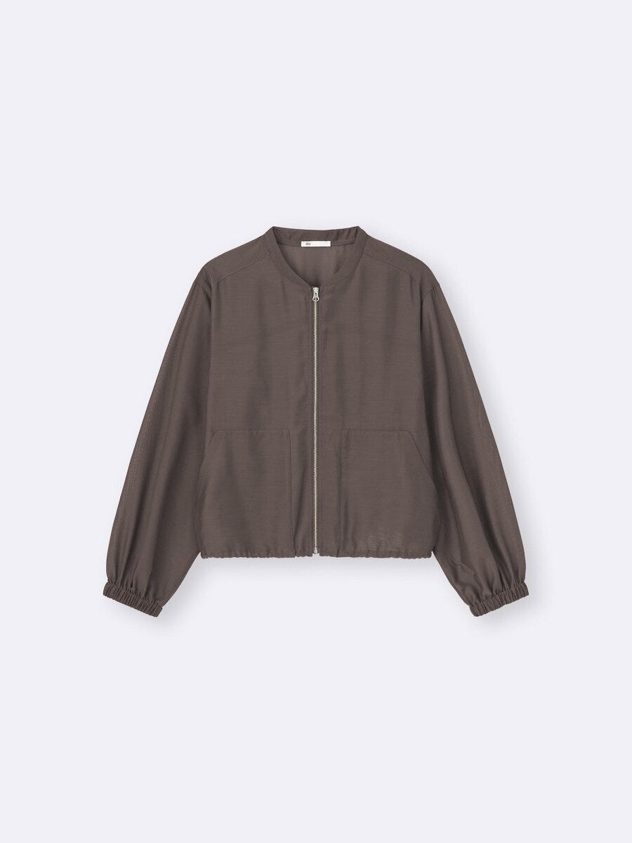 GUのシアーブルゾン