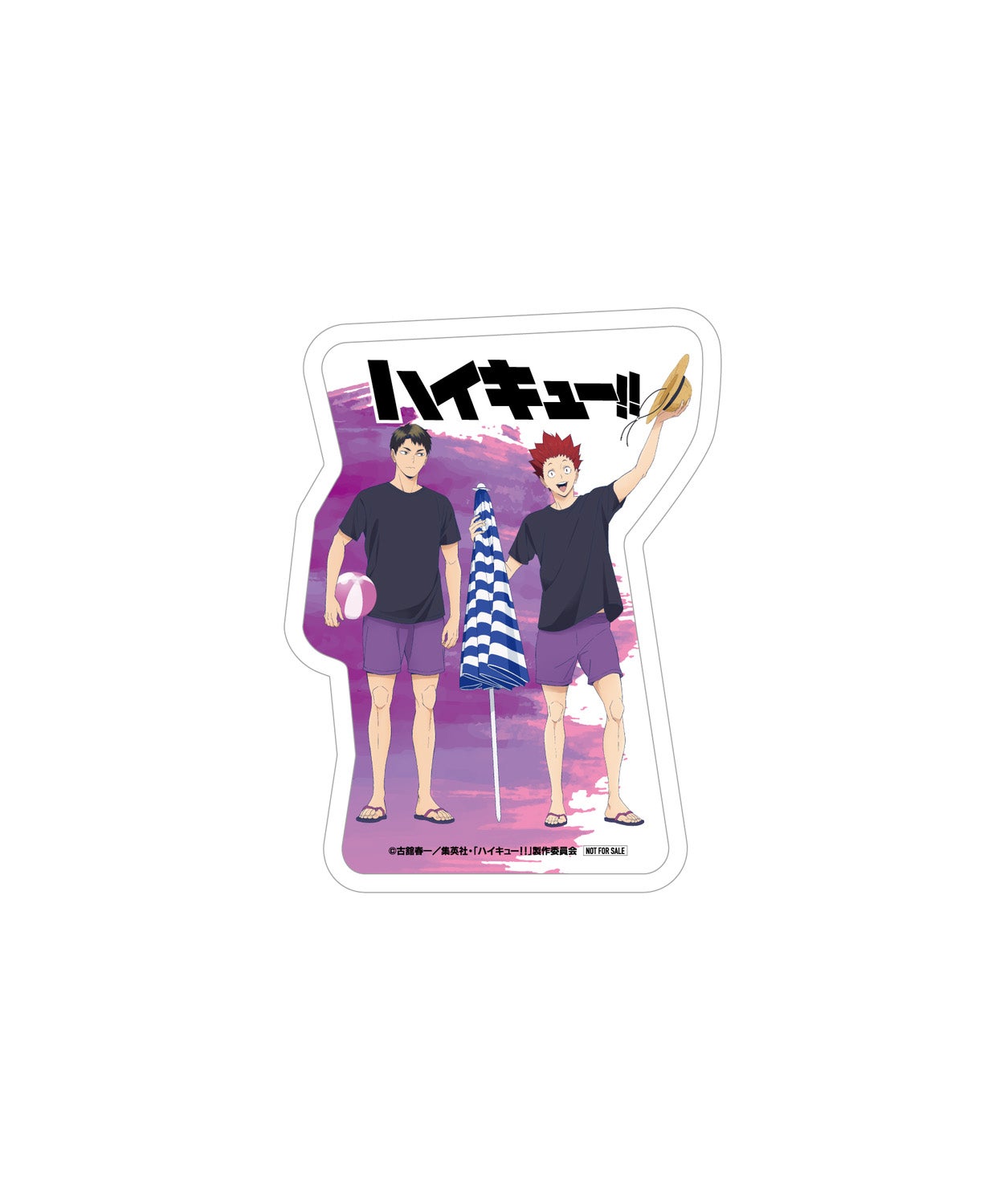 ダイカットステッカー（C）古舘春一／集英社・「ハイキュー！！」製作委員会