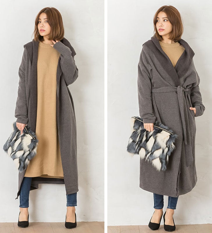 サイドスリットニットチュニックワンピース「Re:EDIT by GALSTAR」2,998円（税込）／画像提供：Re:EDIT by GALSTAR