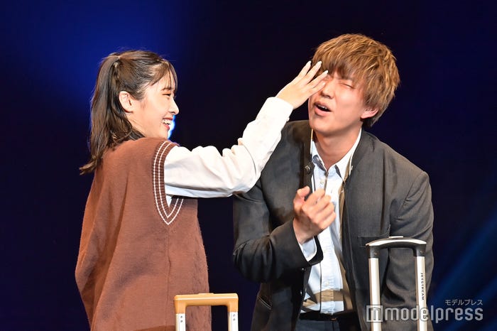 実熊瑠琉、白間太陽(C)モデルプレス