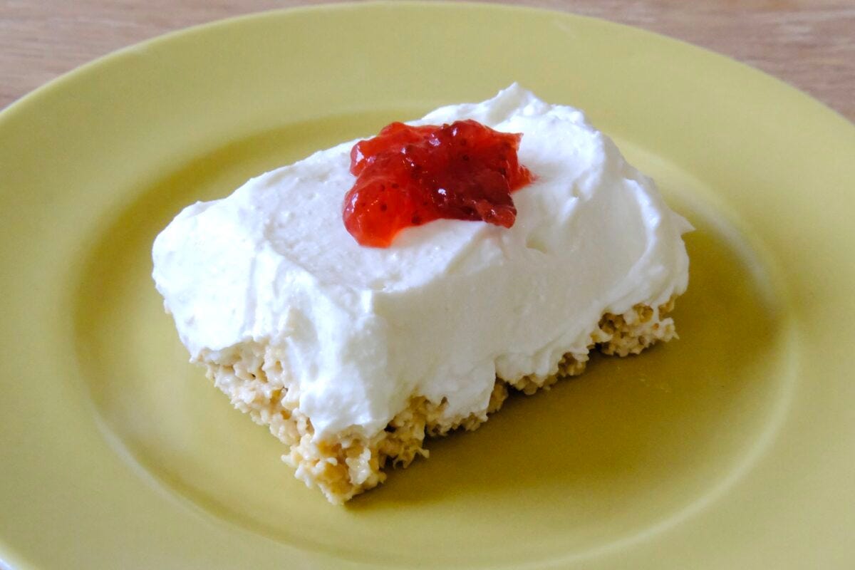 なかやまきんに君　レアチーズケーキ風スイーツ