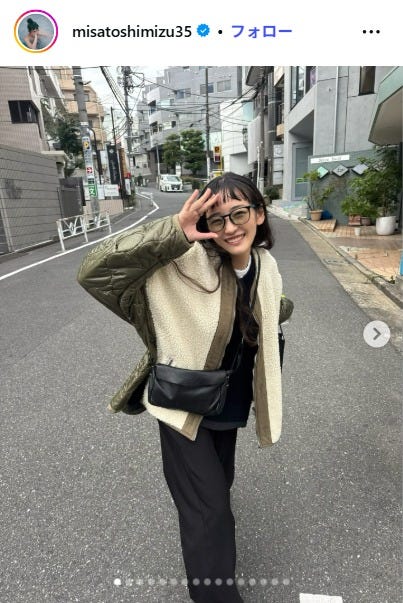 清水みさとInstagramより