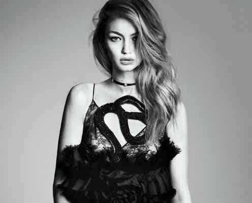 “SNS時代のプリンセス”ジジ・ハディッド、官能ランジェリーでドラマティック&グラマラスに魅せる
