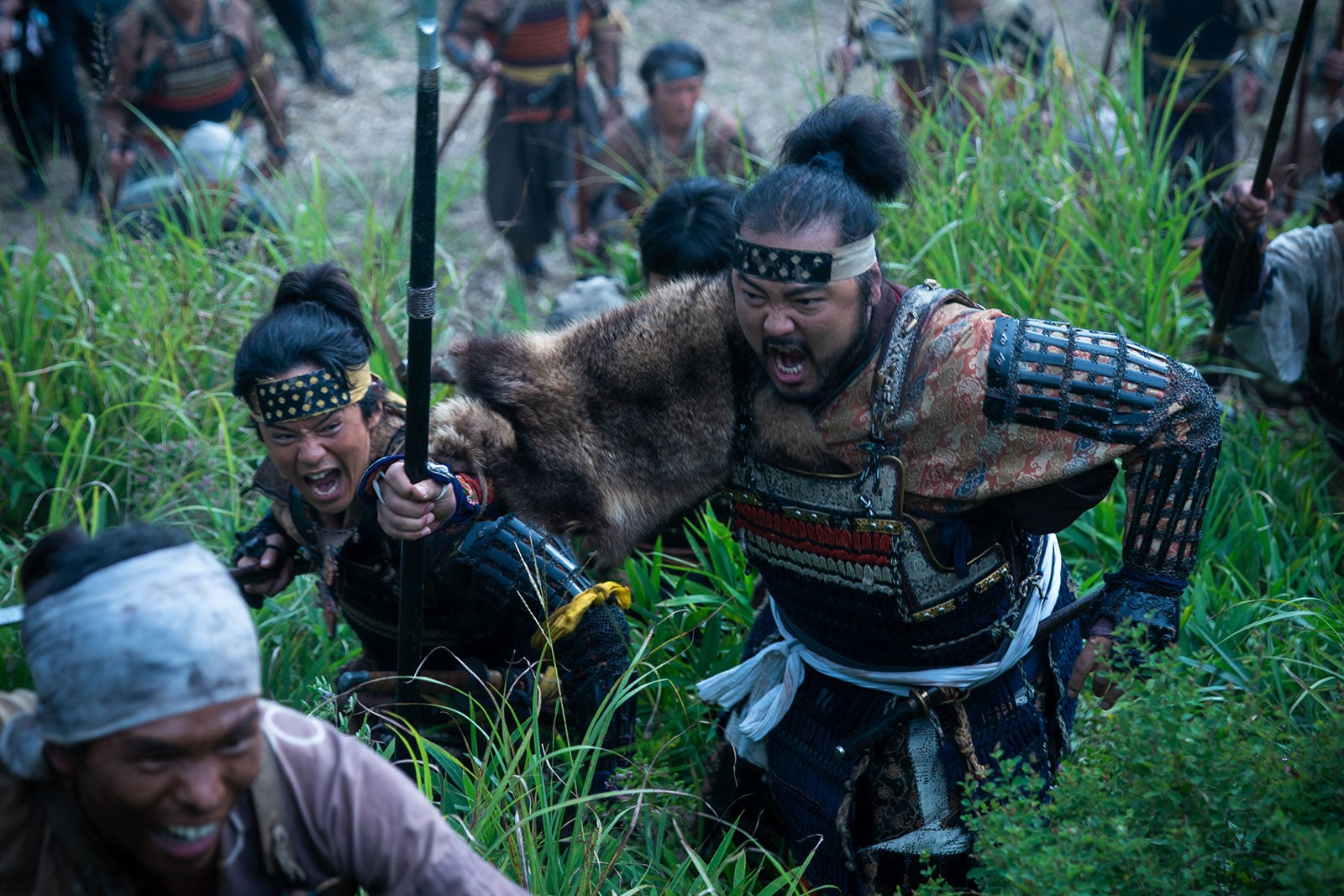 池松壮亮、加治将樹「豊臣兄弟！」第4話（C）NHK