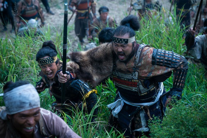 池松壮亮、加治将樹「豊臣兄弟!」第4話(C)NHK