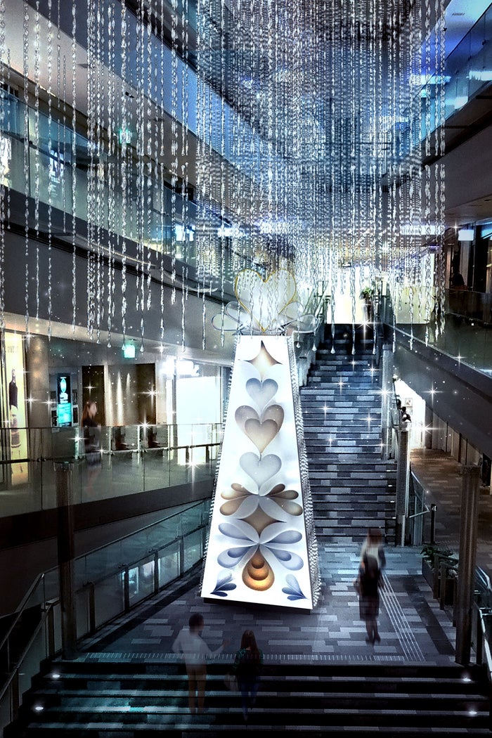 ツリー特別演出イメージ／画像提供：森ビル