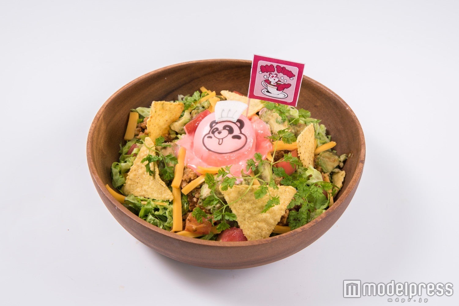 「ピンクえ～パンダのスパイシーPARADISEタコライス～ワカモレ、半熟卵のせ～」￥1180