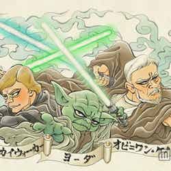 ルーク・スカイウォーカーやヨーダが描かれた「ジェダイねぶた」(C)2015Lucasfilm Ltd.&TM.All Rights Reserved