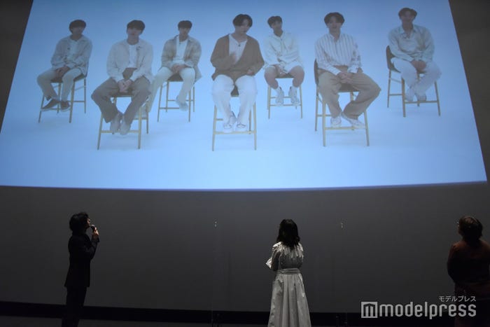 BTSからのビデオレター(中央がJUNG KOOK) (C)モデルプレス