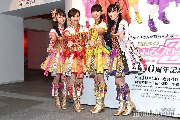ももいろクローバーZ(左から)佐々木彩夏、百田夏菜子、玉井詩織、高城れに (C)モデルプレス