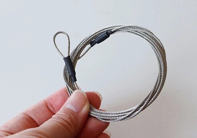 ダイソーのワイヤーロープ（1.5mm×2m）1