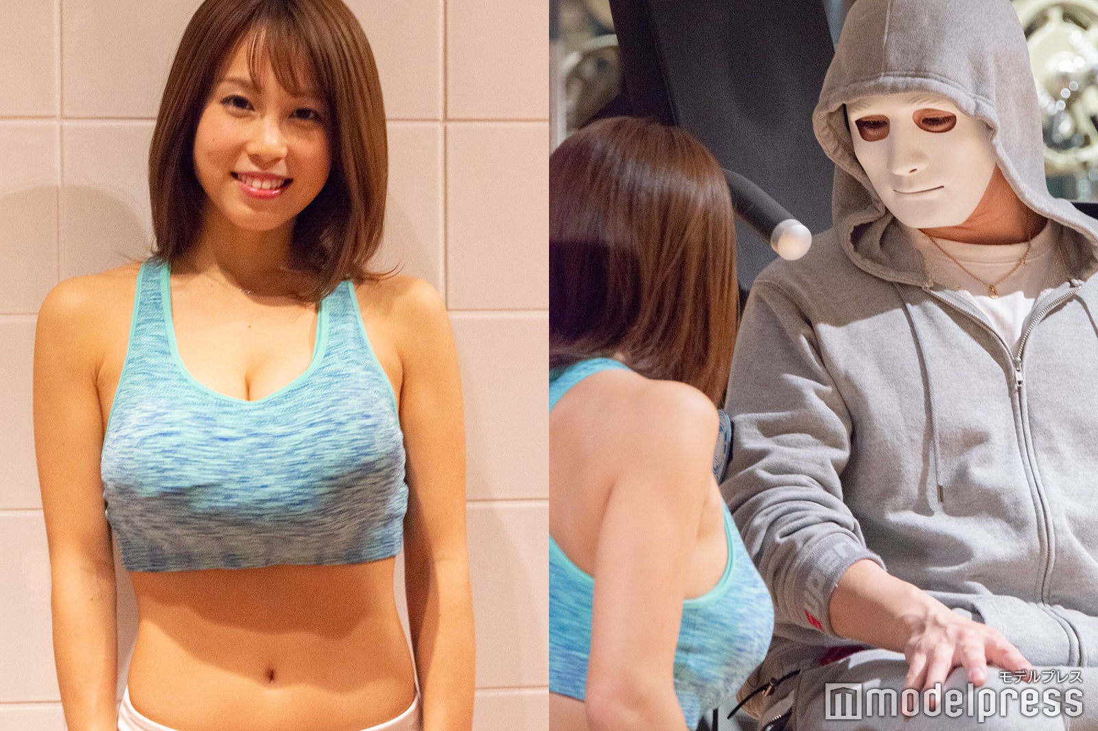 犬童美乃梨のバストが巨大化！凝視するラファエルにドッキリ（C）モデルプレス